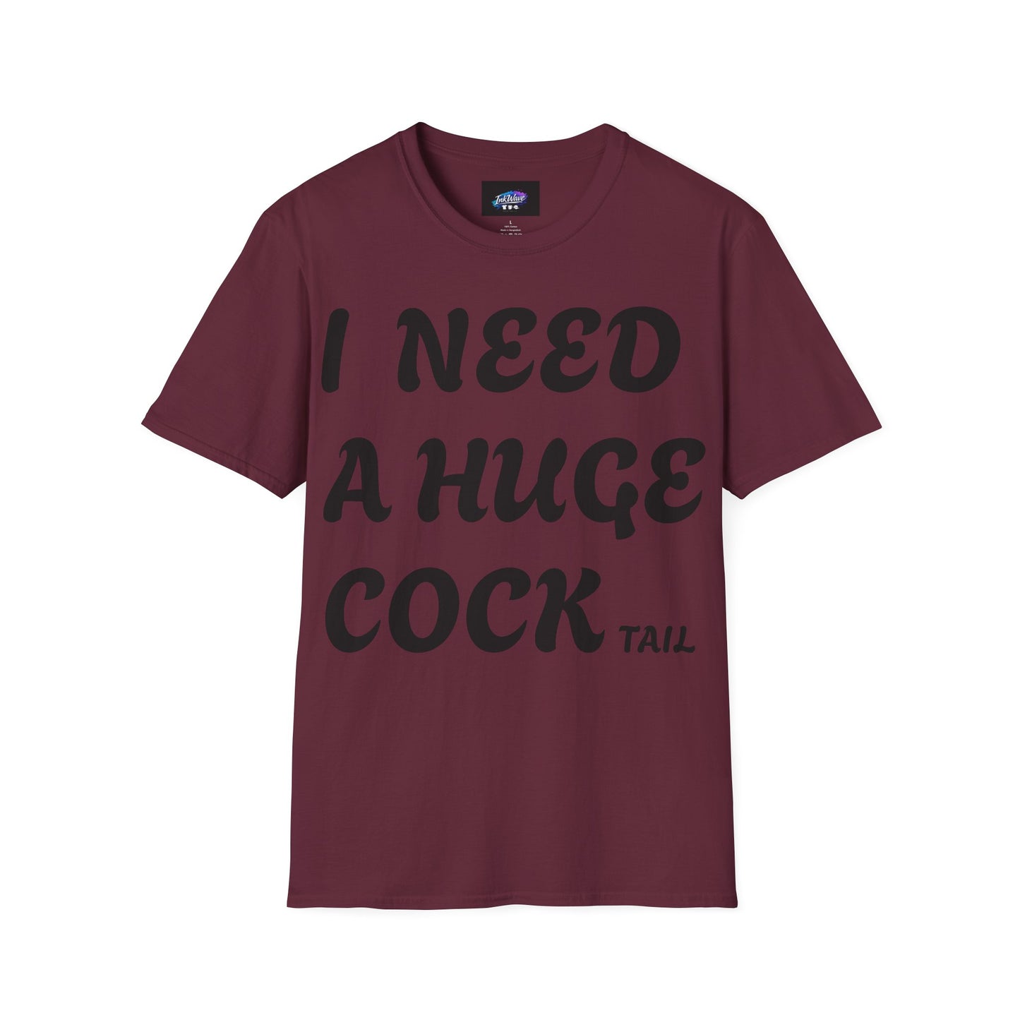 Graphic T-Shirt "I Need a Huge Cocktail" — Funny Bar & Party Tee