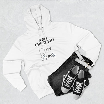 Childish? Funny Graphic Hoodie — Quirky Hand-Drawn funny Design