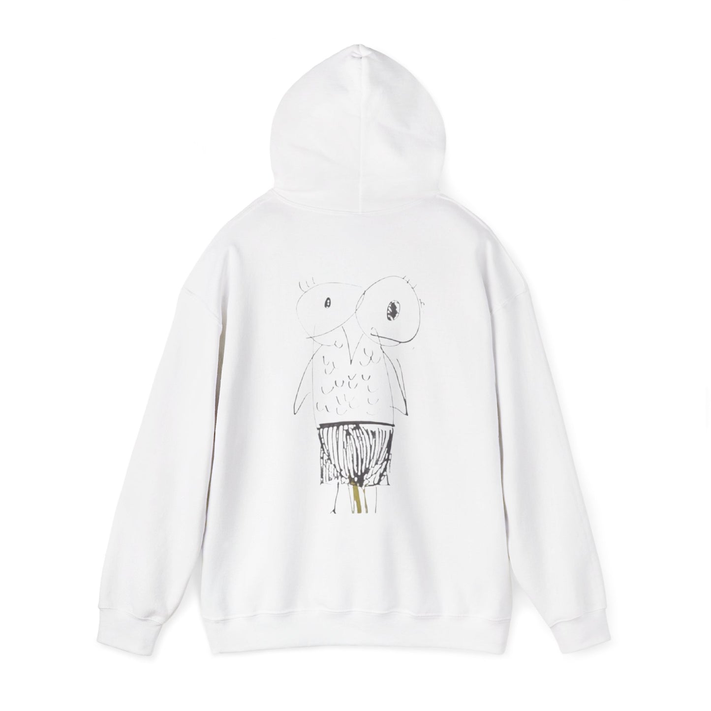 Hoodie — "Am I Childish?" Funny Checkbox Hoodie with Cute Owl Back Graphic