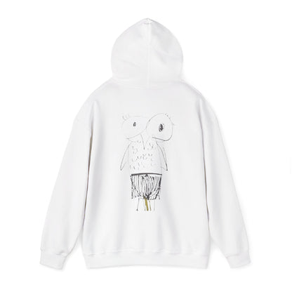 Hoodie — "Am I Childish?" Funny Checkbox Hoodie with Cute Owl Back Graphic