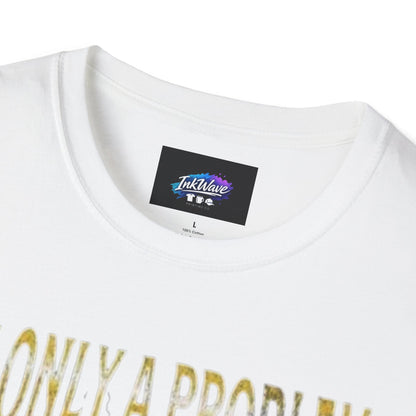 Casino Roulette T-Shirt — "It's Only a Problem If You're Losing" Poker Chips Graphic Tee