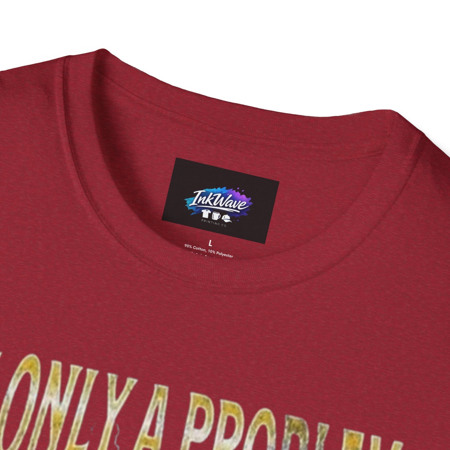 Casino Roulette T-Shirt — "It's Only a Problem If You're Losing" Poker Chips Graphic Tee
