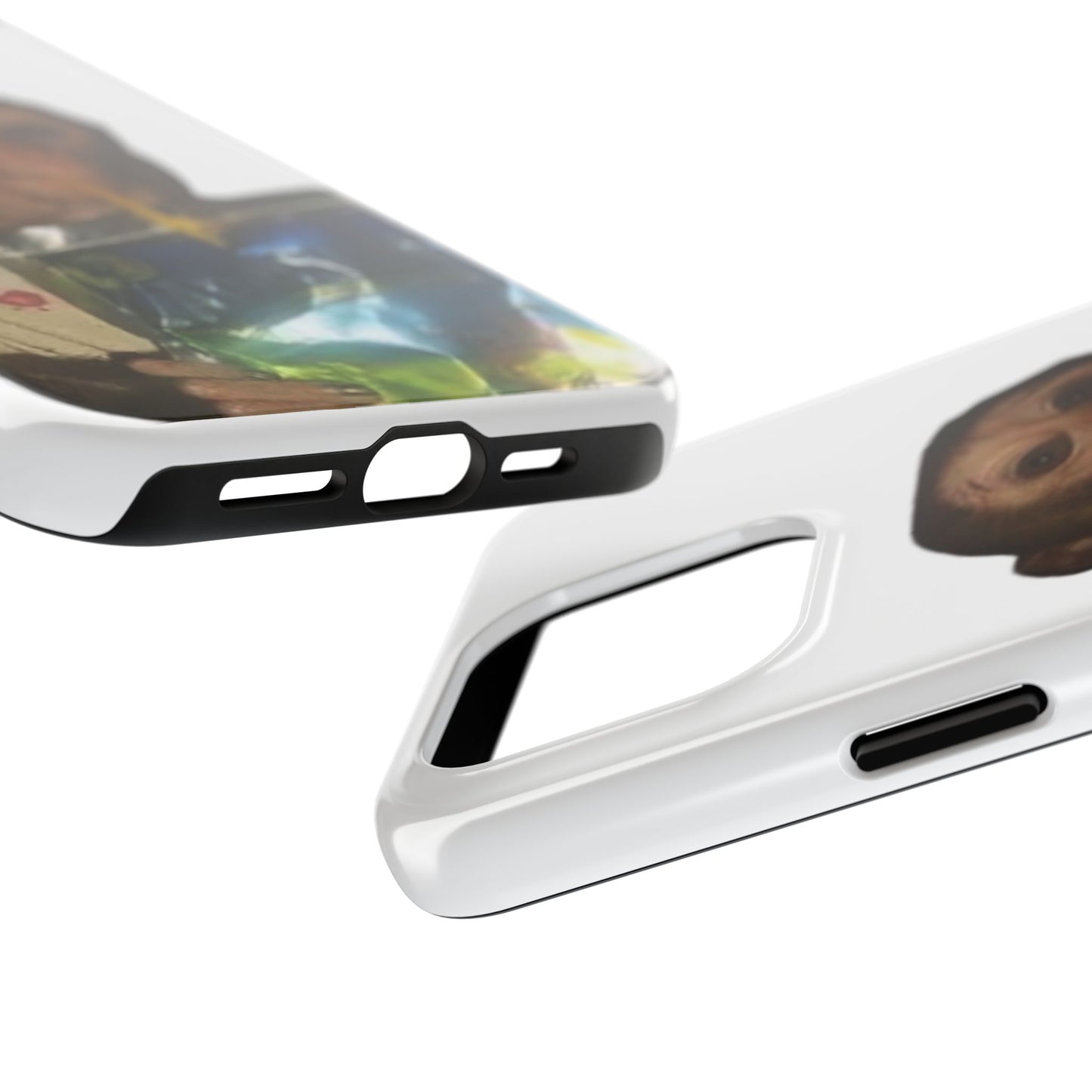 Monkey Sipping Juice Phone Case — Funny Cute Meme Protective Case