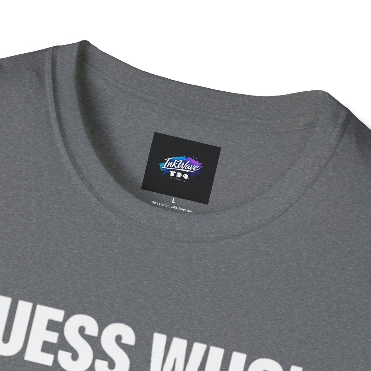 Funny Graphic T-Shirt — "Guess Who's Got a Boner" Emoji Tee