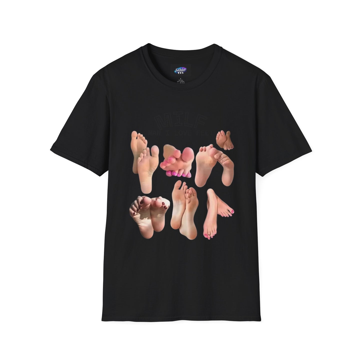 MILF Feet Graphic T-Shirt — Man I Love Feet Novelty Tee