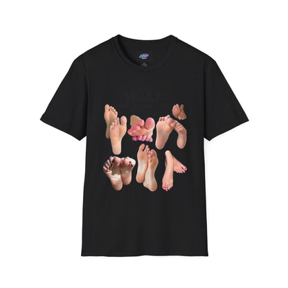 MILF Feet Graphic T-Shirt — Man I Love Feet Novelty Tee