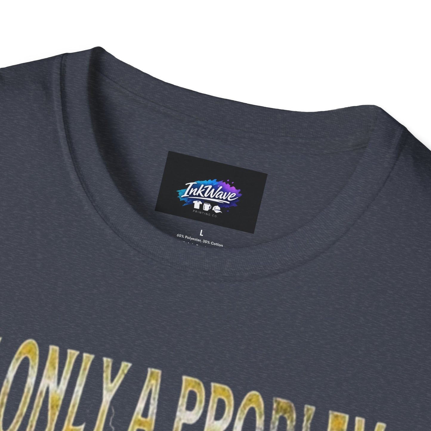 Casino Roulette T-Shirt — "It's Only a Problem If You're Losing" Poker Chips Graphic Tee