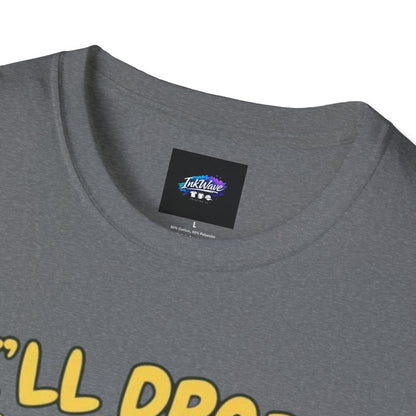 Knob Cheese Graphic T-Shirt — "I'll Drop to My Knees for a Taste of Knob Cheese"