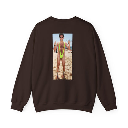 Funny BBQ Sweatshirt - "My Meat Is 100% Going In Your Mouth" with Grill image