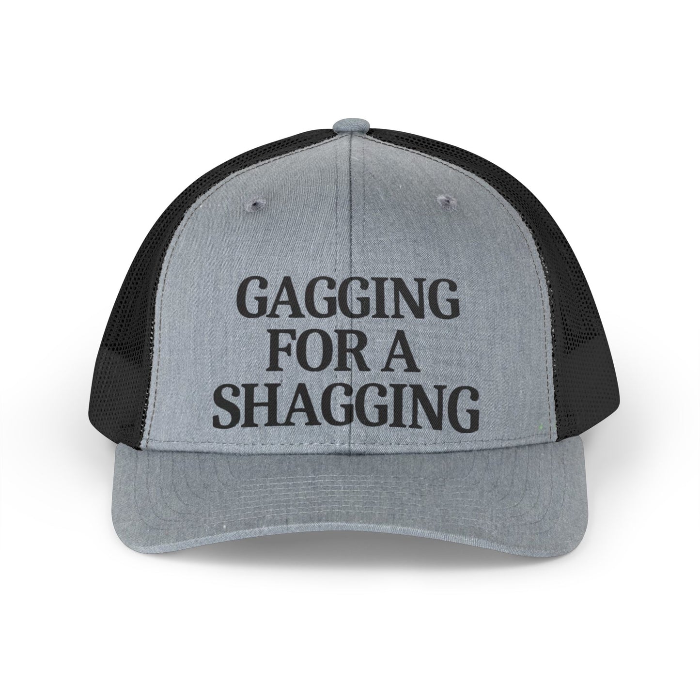 Trucker Hat — "Gagging For A Shagging" Retro Mesh Cap