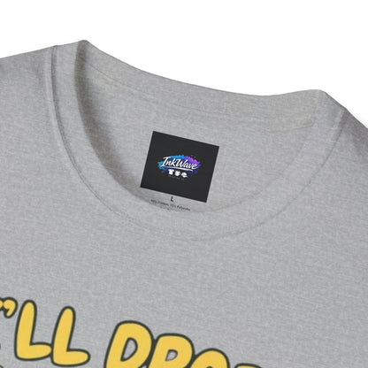 Knob Cheese Graphic T-Shirt — "I'll Drop to My Knees for a Taste of Knob Cheese"