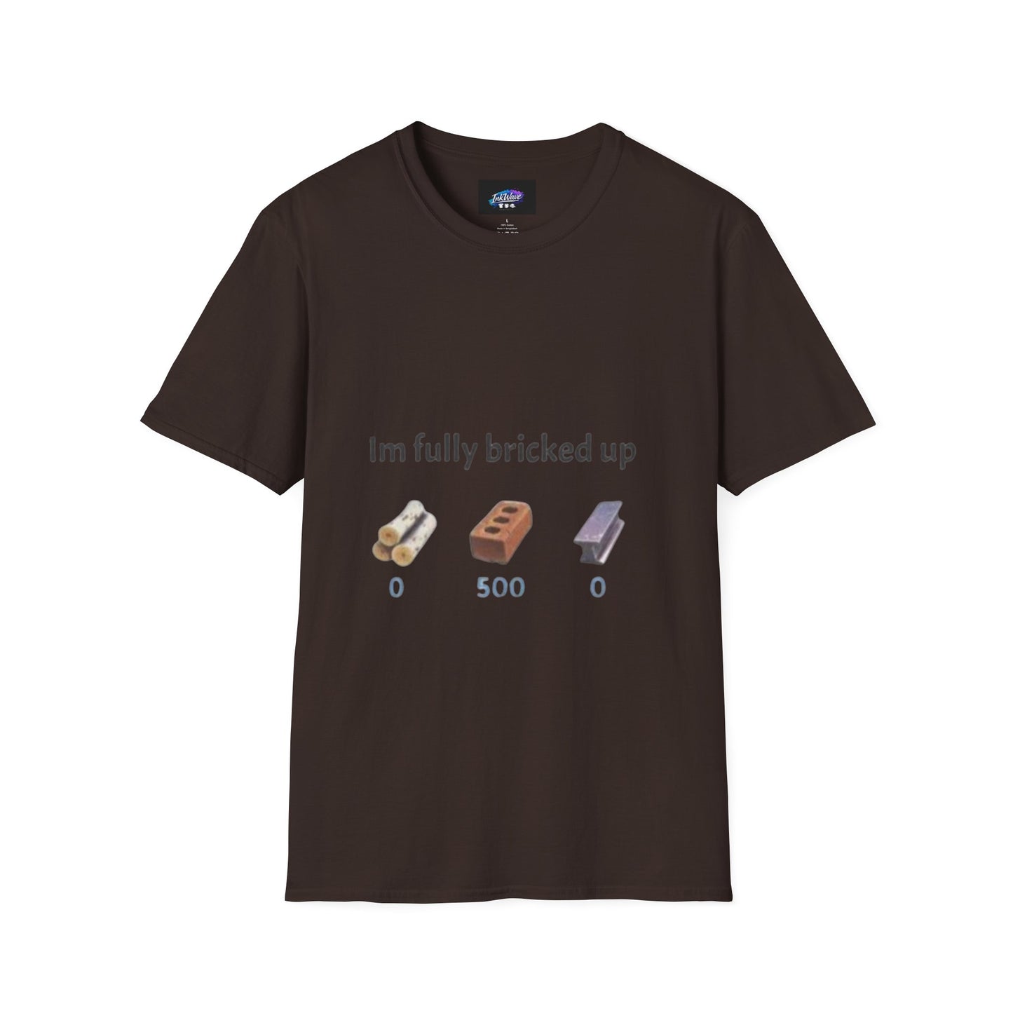 T-Shirt — “I’m Fully Bricked Up” Funny Brick-Collecting Gamer Tee
