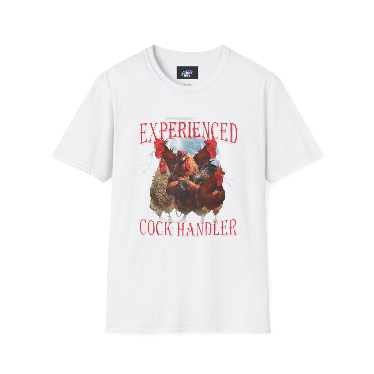 Unisex Softstyle T-Shirt "Experienced cock handler"