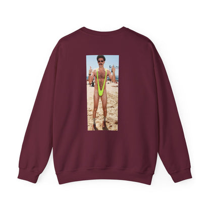 Funny BBQ Sweatshirt - "My Meat Is 100% Going In Your Mouth" with Grill image