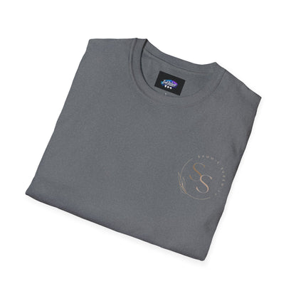 QR Code Gift Tee — "Scan here for 10 to spend on whatnot at sammieserenity"
