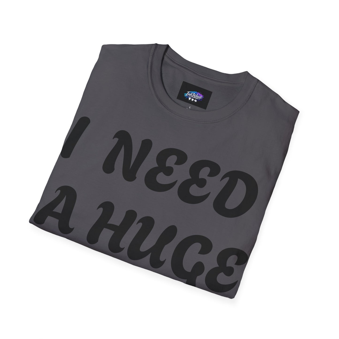 Graphic T-Shirt "I Need a Huge Cocktail" — Funny Bar & Party Tee