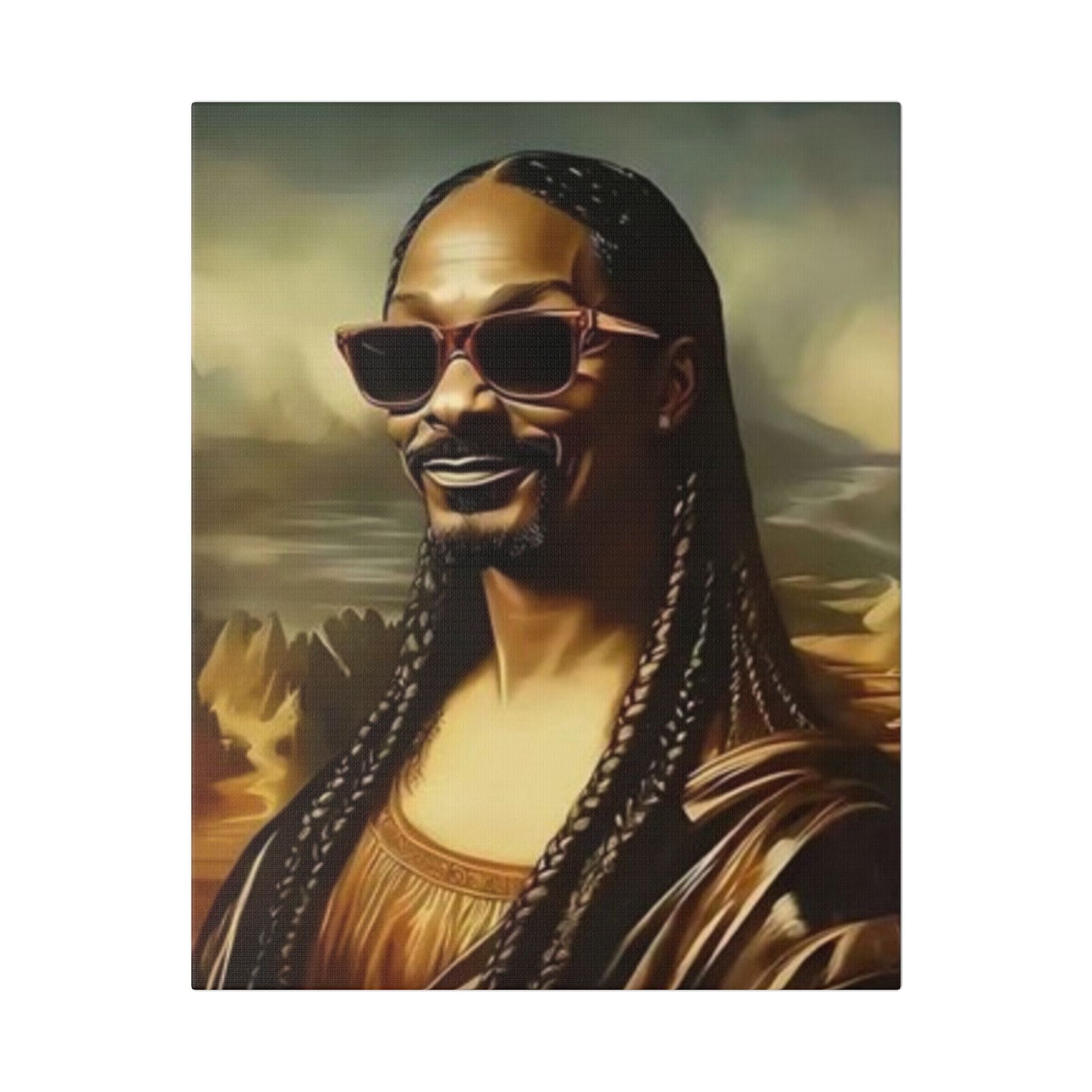 Pop Artist Canvas Print - Retro Portrait Stretched Wall Art