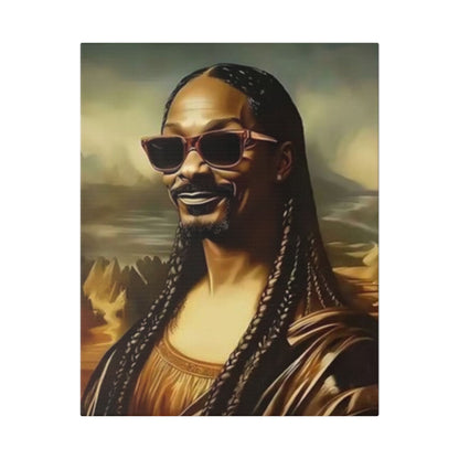 Pop Artist Canvas Print - Retro Portrait Stretched Wall Art