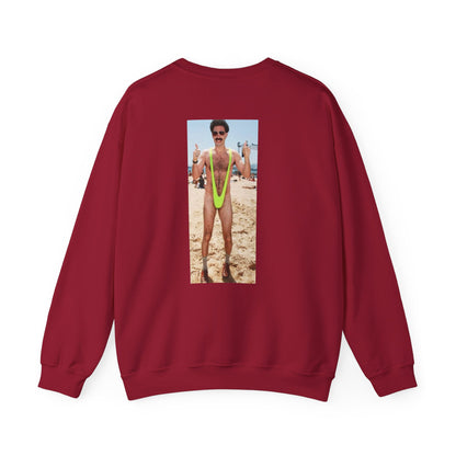 Funny BBQ Sweatshirt - "My Meat Is 100% Going In Your Mouth" with Grill image