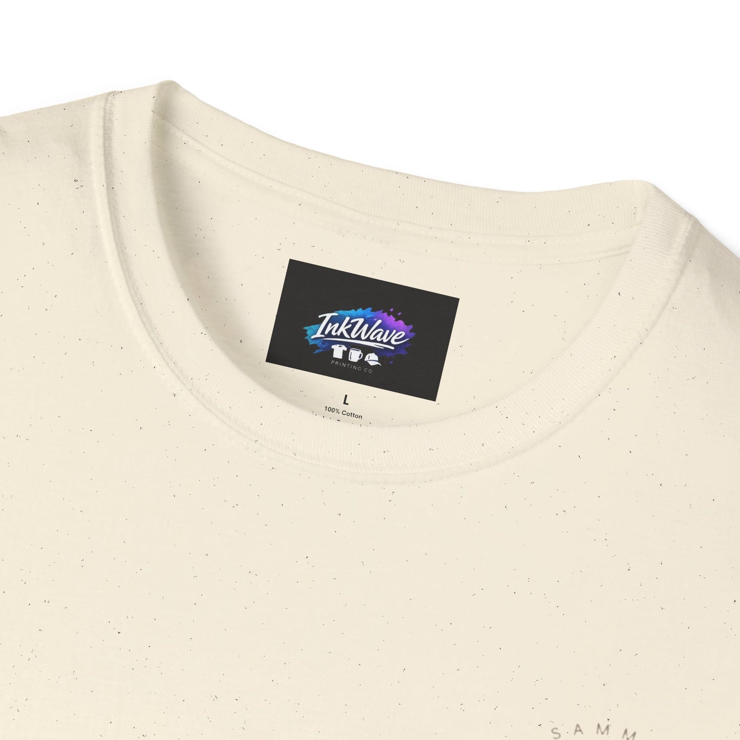QR Code Gift Tee — "Scan here for 10 to spend on whatnot at sammieserenity"
