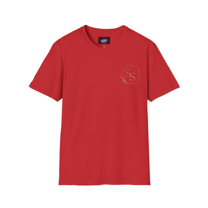 QR Code Gift Tee — "Scan here for 10 to spend on whatnot at sammieserenity"