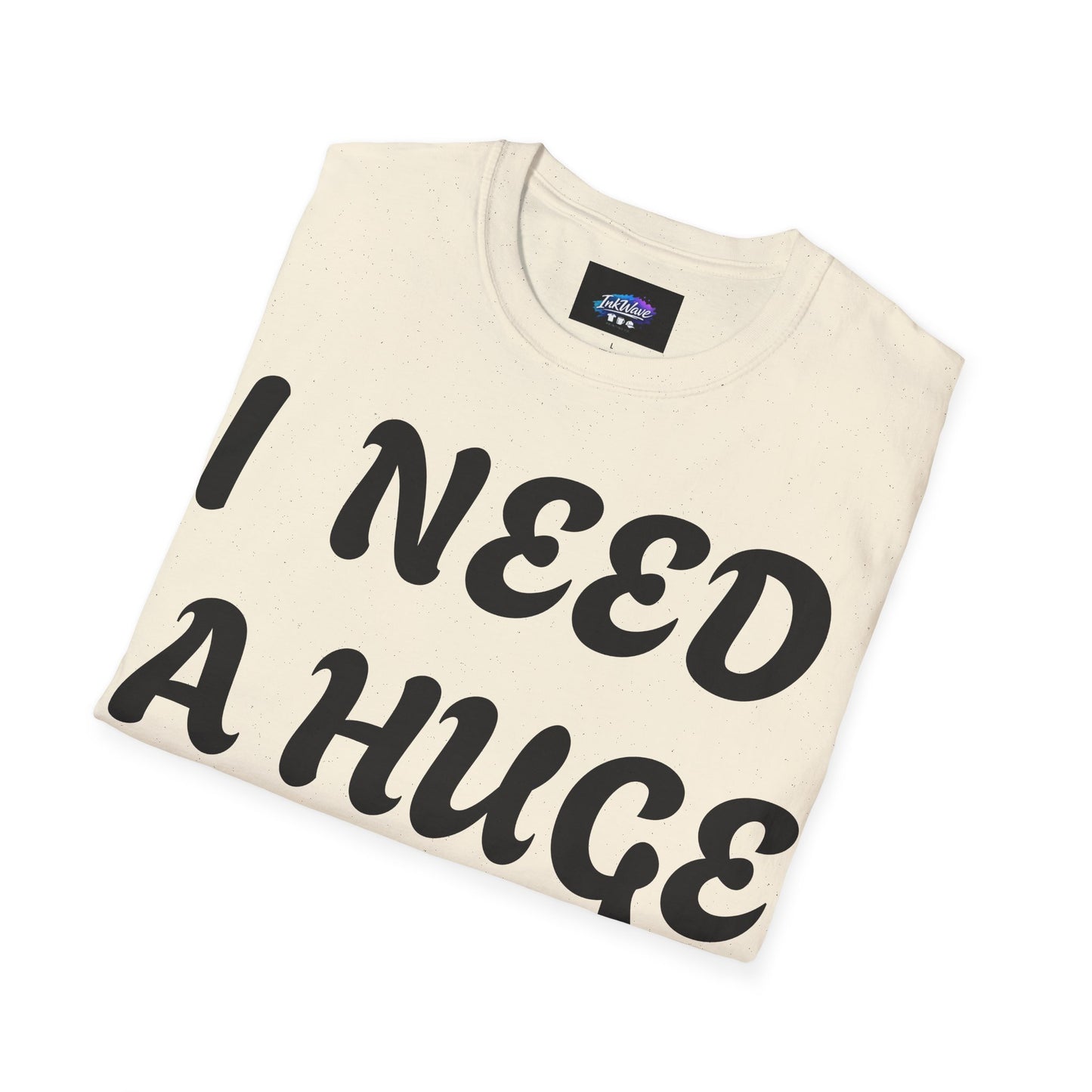 Graphic T-Shirt "I Need a Huge Cocktail" — Funny Bar & Party Tee