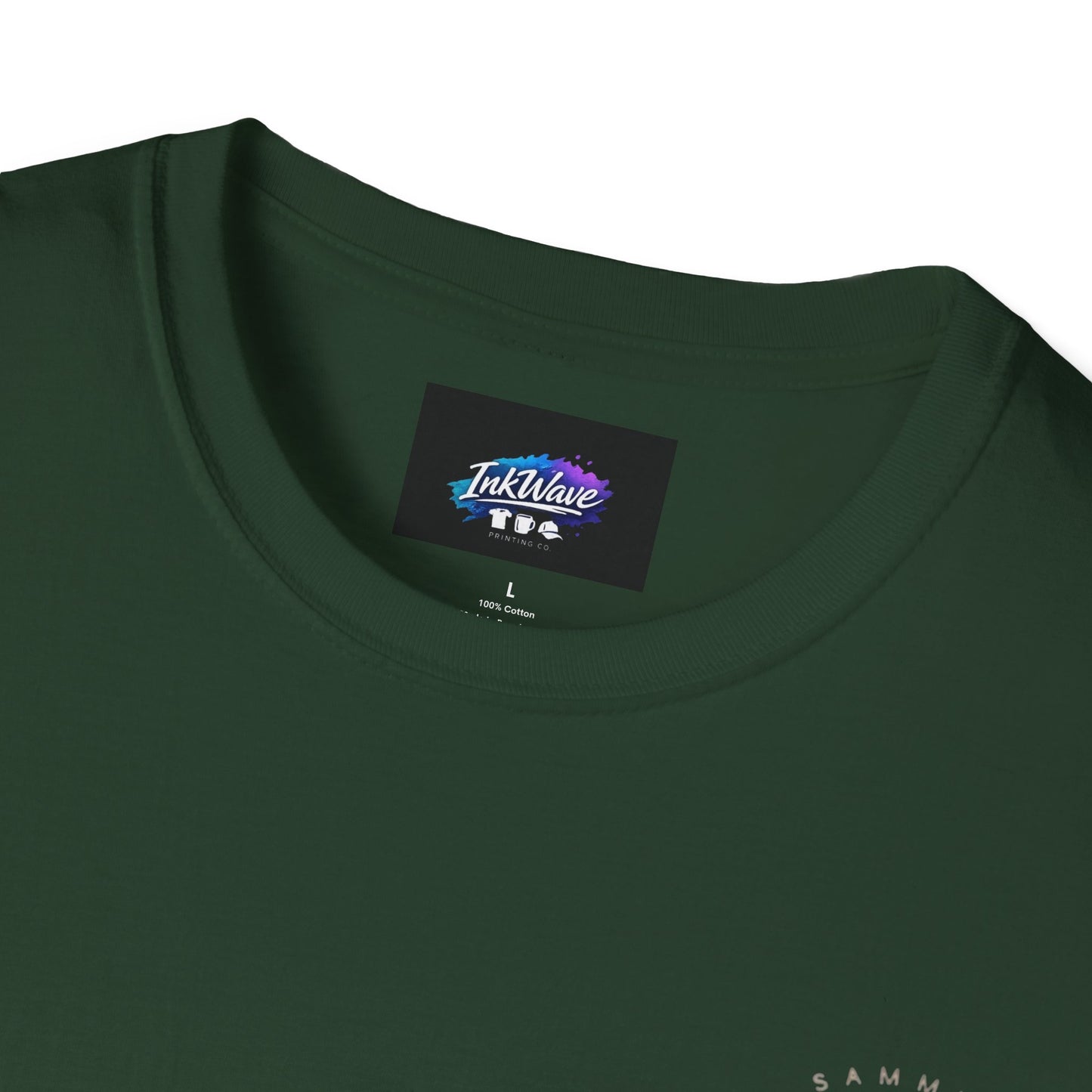QR Code Gift Tee — "Scan here for 10 to spend on whatnot at sammieserenity"