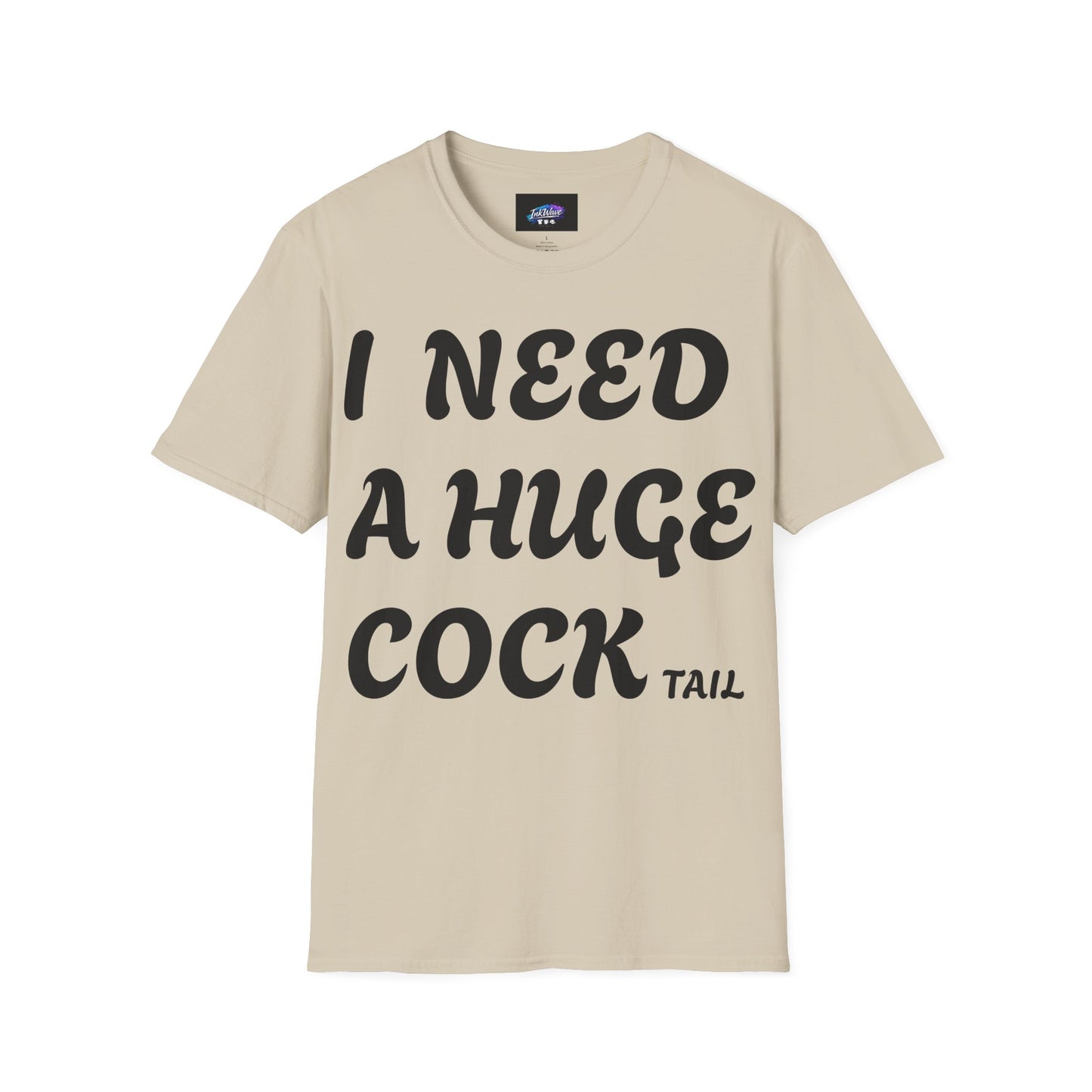 Graphic T-Shirt "I Need a Huge Cocktail" — Funny Bar & Party Tee
