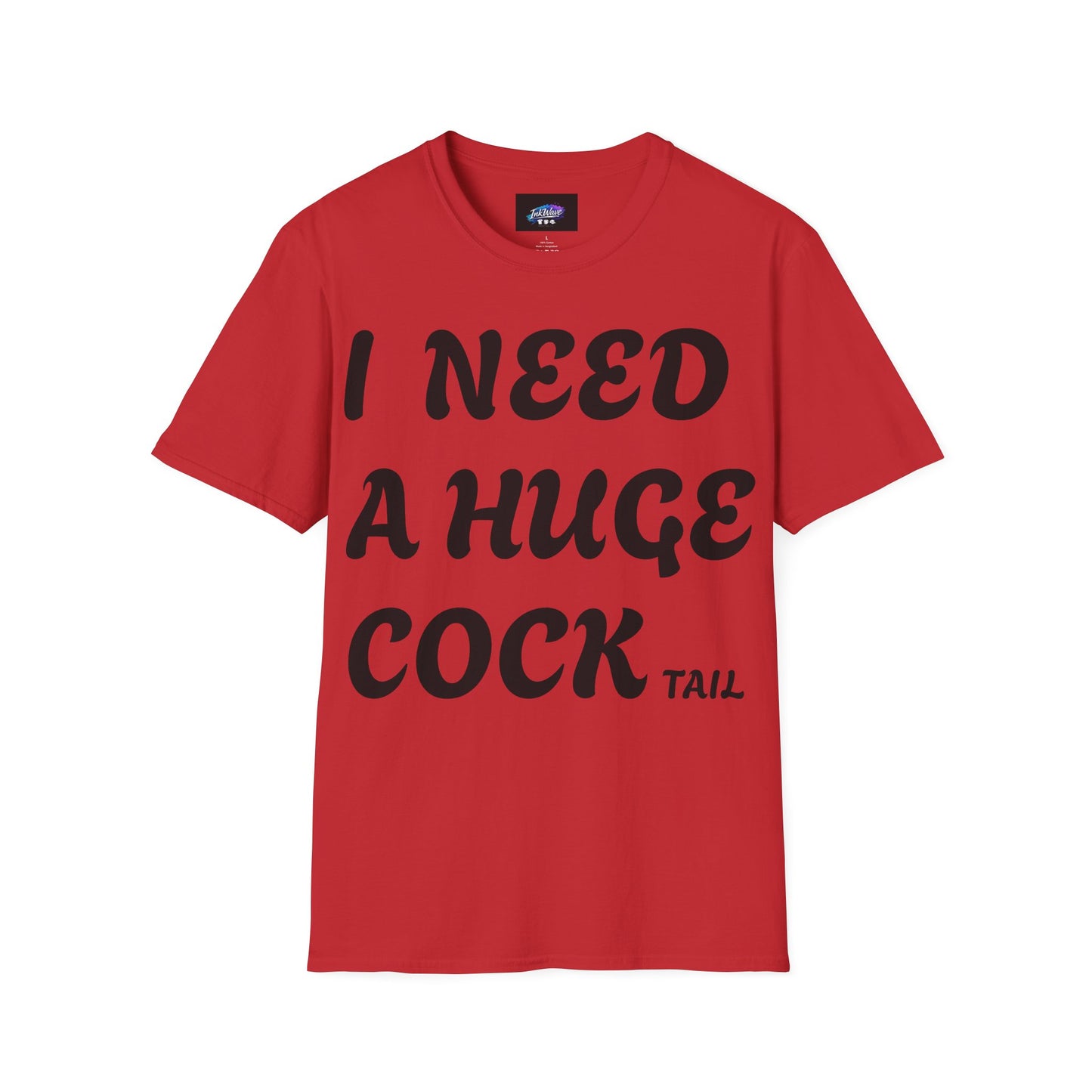 Graphic T-Shirt "I Need a Huge Cocktail" — Funny Bar & Party Tee