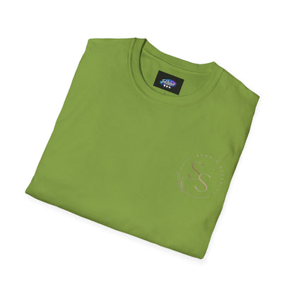 QR Code Gift Tee — "Scan here for 10 to spend on whatnot at sammieserenity"