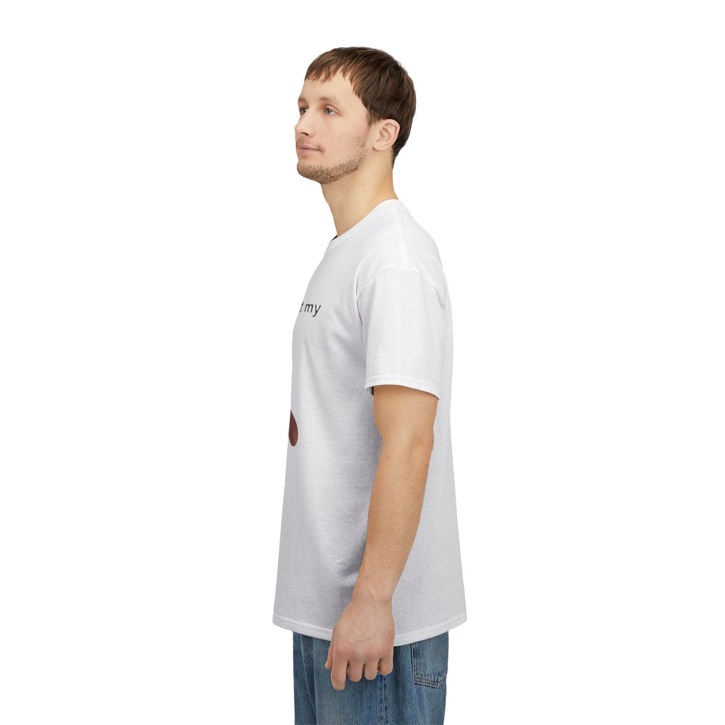 Graphic Tee — "Stop Looking at My Wiener" Hot Dog Humor Shirt