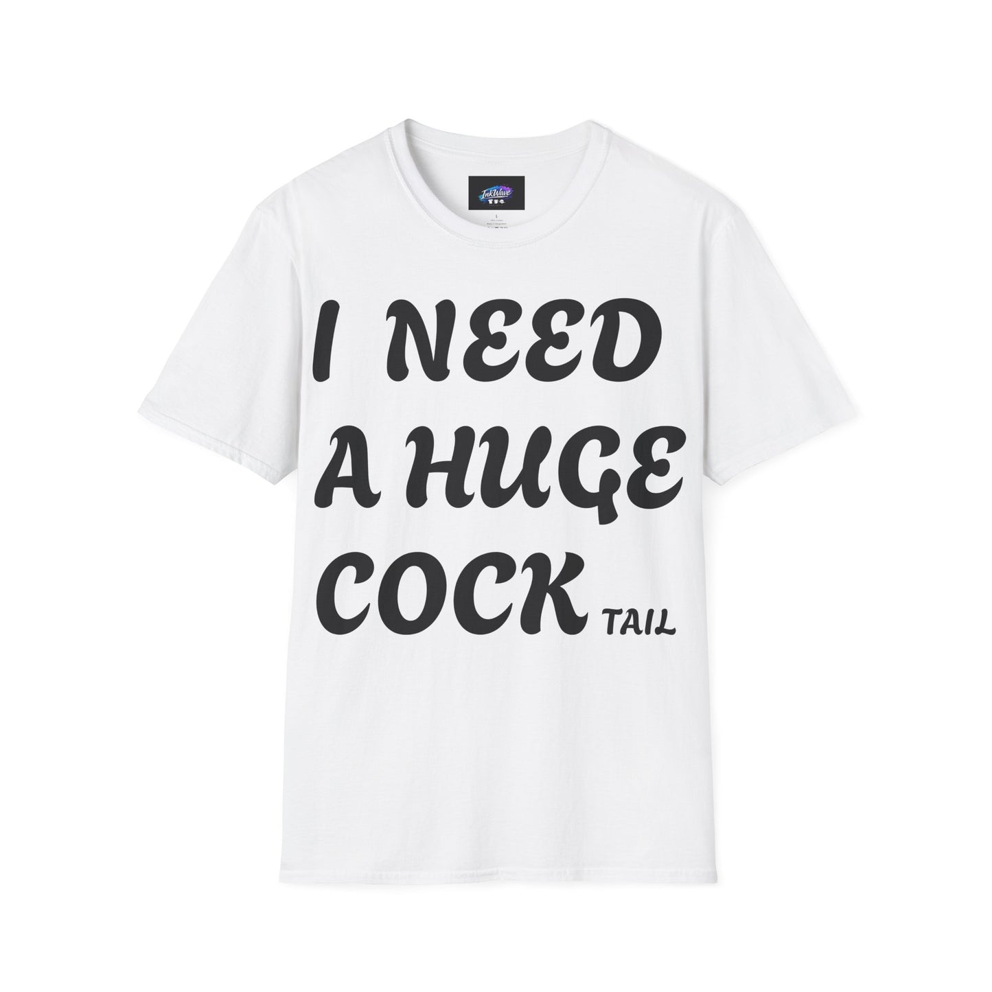 Graphic T-Shirt "I Need a Huge Cocktail" — Funny Bar & Party Tee
