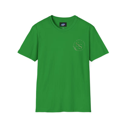QR Code Gift Tee — "Scan here for 10 to spend on whatnot at sammieserenity"