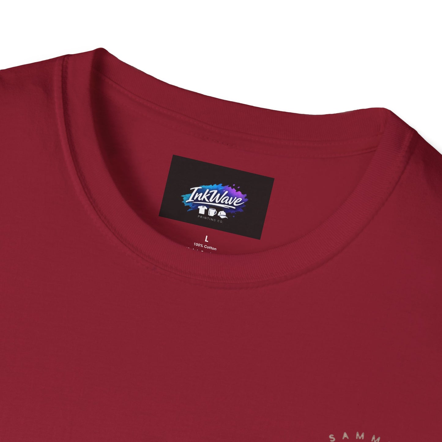 QR Code Gift Tee — "Scan here for 10 to spend on whatnot at sammieserenity"