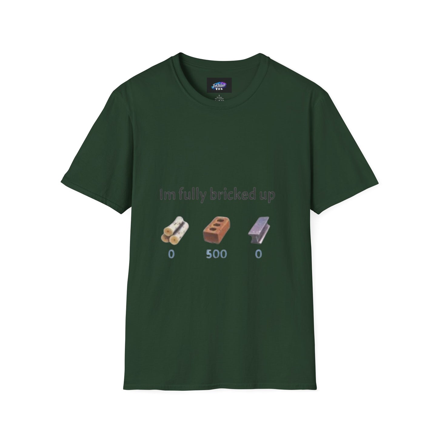 T-Shirt — “I’m Fully Bricked Up” Funny Brick-Collecting Gamer Tee