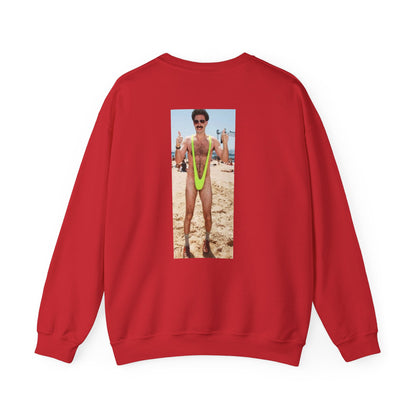 Funny BBQ Sweatshirt - "My Meat Is 100% Going In Your Mouth" with Grill image