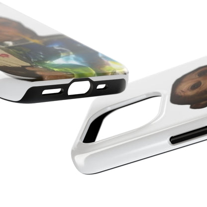 Monkey Sipping Juice Phone Case — Funny Cute Meme Protective Case