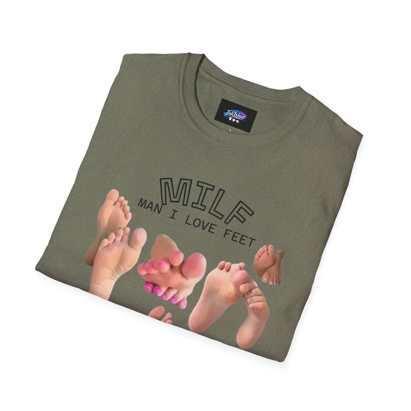 MILF Feet Graphic T-Shirt — Man I Love Feet Novelty Tee