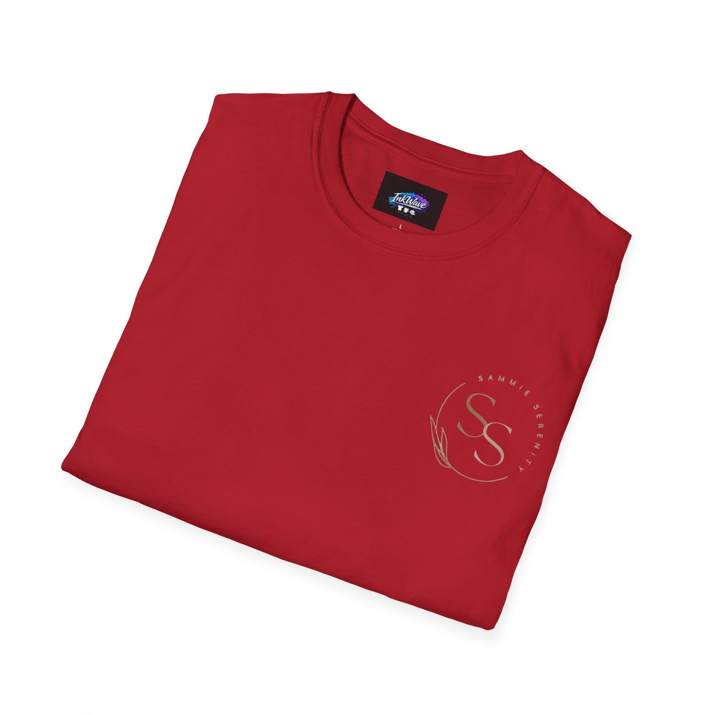 QR Code Gift Tee — "Scan here for 10 to spend on whatnot at sammieserenity"