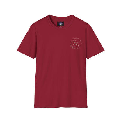 QR Code Gift Tee — "Scan here for 10 to spend on whatnot at sammieserenity"