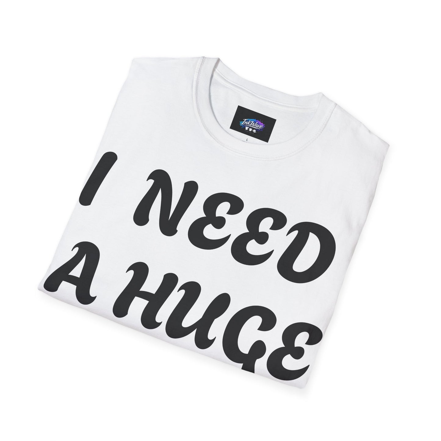 Graphic T-Shirt "I Need a Huge Cocktail" — Funny Bar & Party Tee