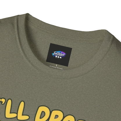 Knob Cheese Graphic T-Shirt — "I'll Drop to My Knees for a Taste of Knob Cheese"