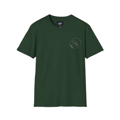 QR Code Gift Tee — "Scan here for 10 to spend on whatnot at sammieserenity"