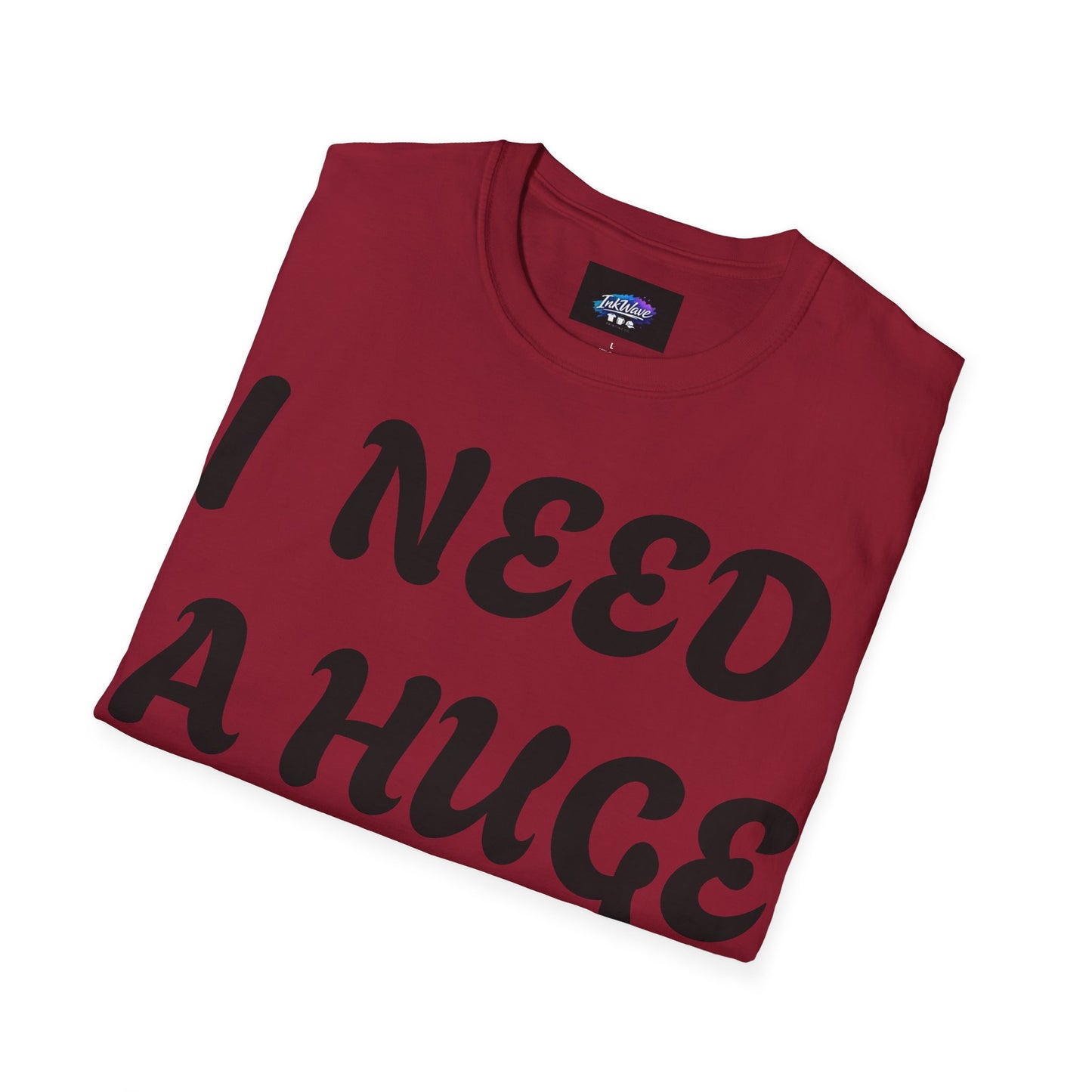 Graphic T-Shirt "I Need a Huge Cocktail" — Funny Bar & Party Tee