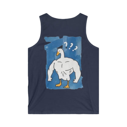 Sun's Out Guns Out Tank Top — Funny Muscular Goose Summer Shirt