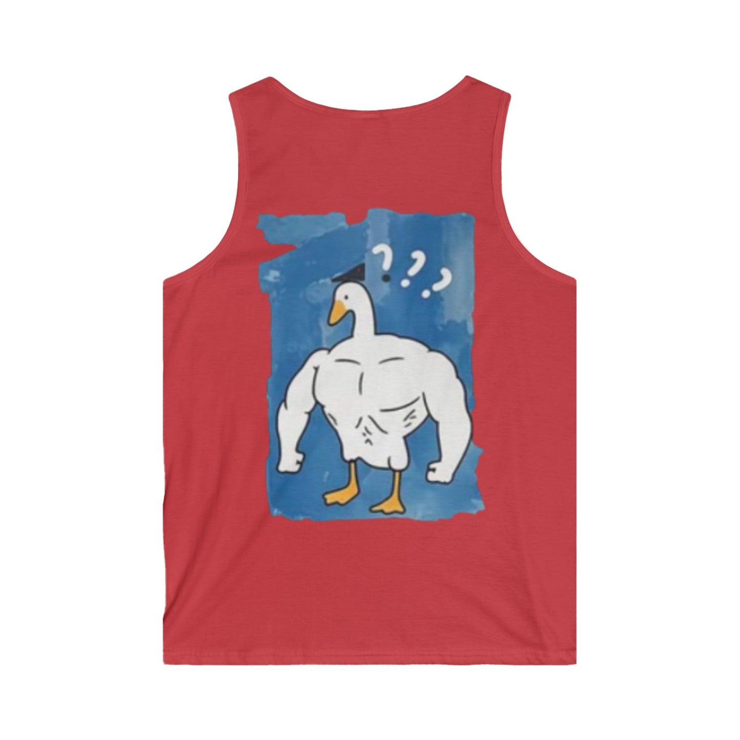 Sun's Out Guns Out Tank Top — Funny Muscular Goose Summer Shirt