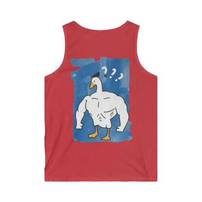 Sun's Out Guns Out Tank Top — Funny Muscular Goose Summer Shirt