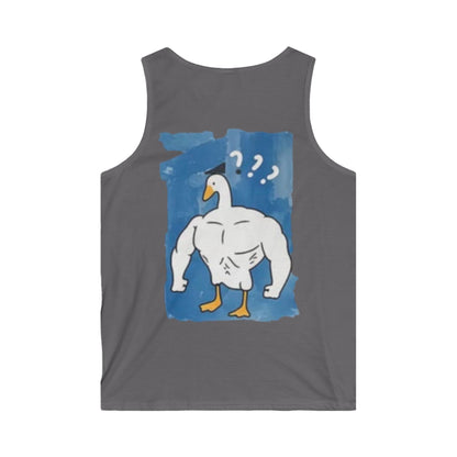 Sun's Out Guns Out Tank Top — Funny Muscular Goose Summer Shirt