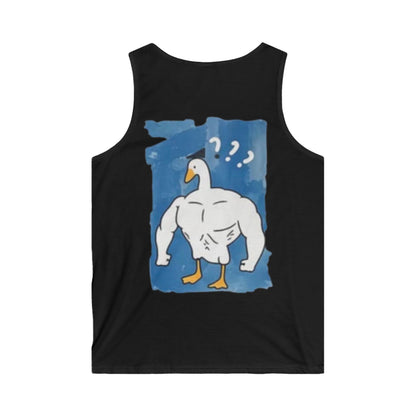 Sun's Out Guns Out Tank Top — Funny Muscular Goose Summer Shirt