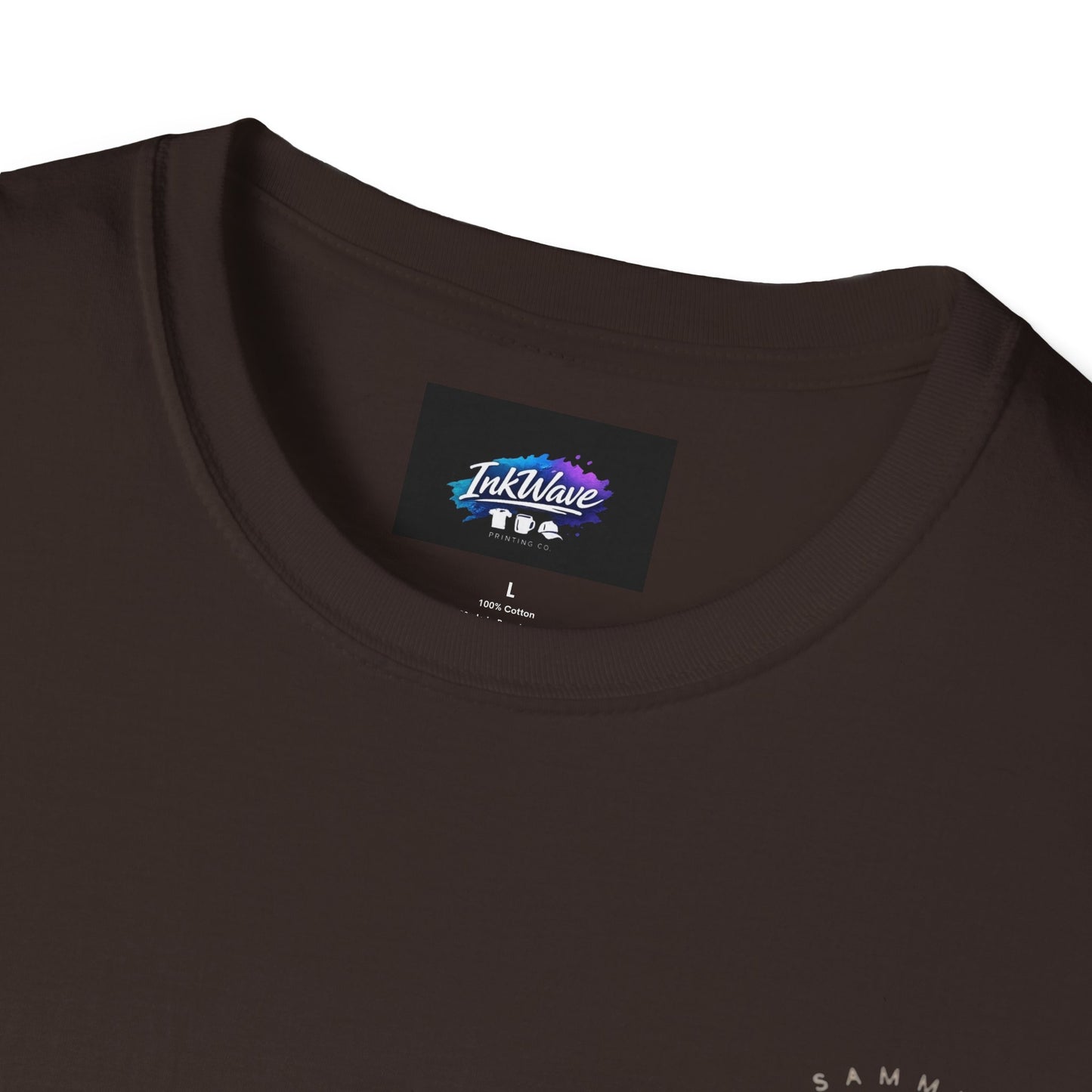 QR Code Gift Tee — "Scan here for 10 to spend on whatnot at sammieserenity"